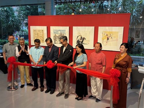 《藝術行旅&middot;墨香四溢》藝術展在若軒藝術展示空間盛大開幕|策展人徐玲攜手李宏壯部長共話文化新生態